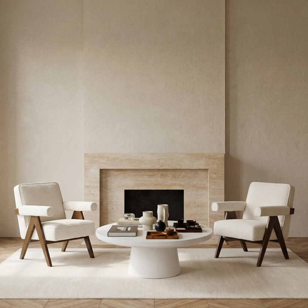 Ember Snow Accent Chair | Lush Interiors