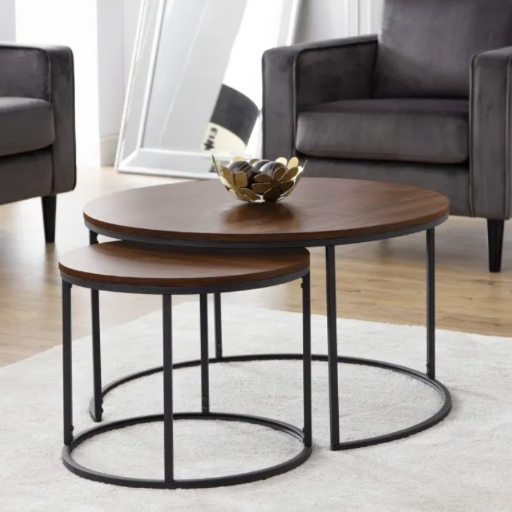 Martini Round Nesting Coffee Table | Lush Interiors