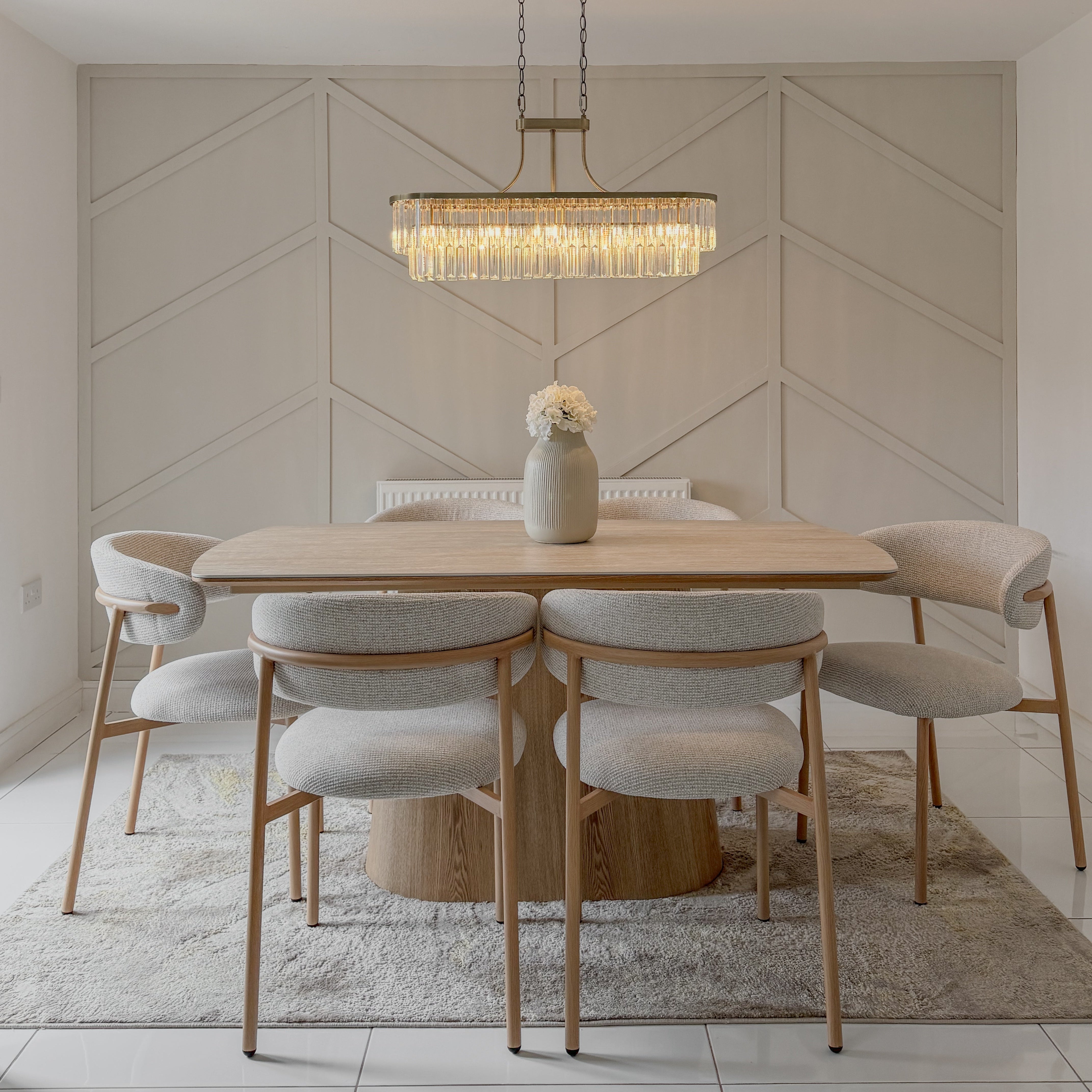 Eton Natural Wood Dining Table | Lush Interiors