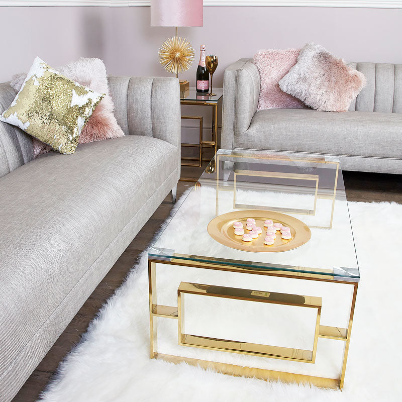 ALEX GOLD COFFEE TABLE – Lush Interiors