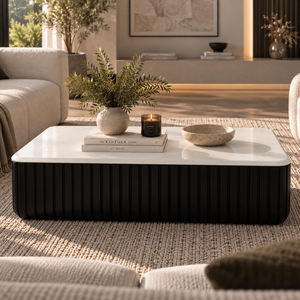 Vinci Marble Coffee & Side Table Set