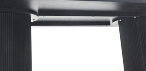 Luna Black Oval Dining Table