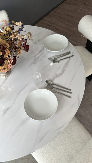 Olivia Round Table & Boba Chair Dining Set