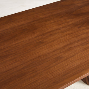 Luna Oval Dining Table Walnut
