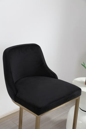 Faith Black & Gold Barstool