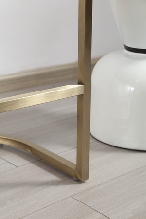 Faith Black & Gold Barstool