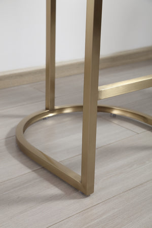 Faith Black & Gold Barstool