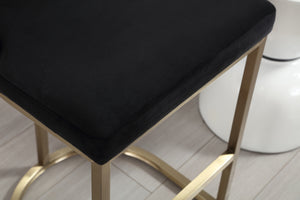 Faith Black & Gold Barstool