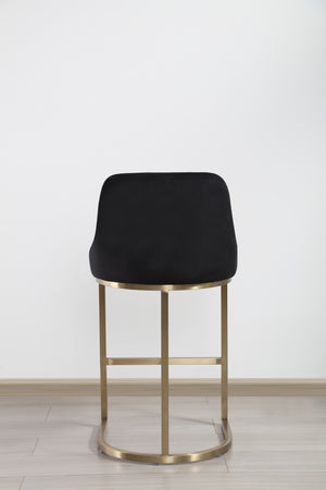 Faith Black & Gold Barstool