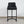 Faith Black Leather Barstool