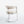 Sandro Velvet Dining Chair Cream & Silver