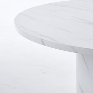 Olivia Round Dining Table With Jobi Chairs Set