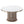Luca White & Gold Round Marble Dining Table & 4 Sandro Velvet Chair Set