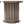 A modern round table featuring a fluted metallic pedestal base in a brushed gold finish, with a light-colored stone top partially visible at the top edge, set against a plain white background.
