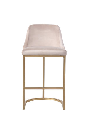 Faith Cream & Gold Barstool