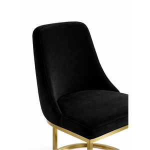 Faith Black & Gold Dining Chair