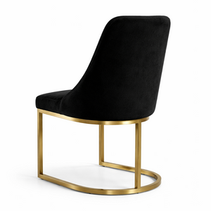 Faith Black & Gold Dining Chair