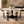 Ivy Black Ceramic Dining Table & Maya Black Bouclé Dining Chair Set