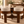 Eton Walnut Ceramic Dining Table & Harper Walnut Dining Chair Set