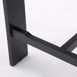 Harper Cream & Black Wood Barstool