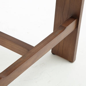 Harper Cream & Walnut Wood Barstool