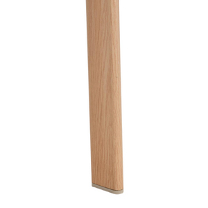 Light oak chair leg with squared corner base