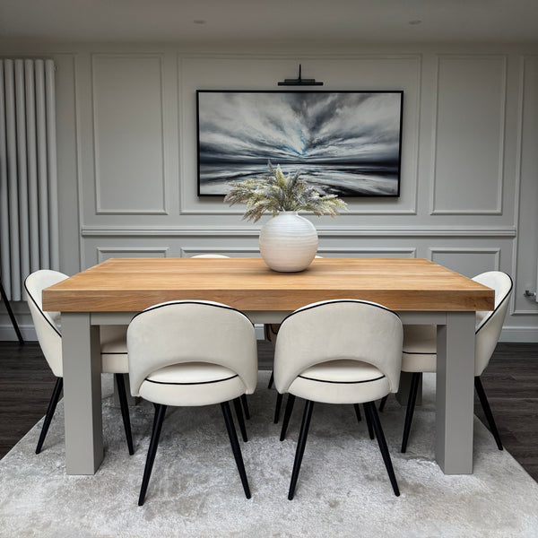 Mason Cream Velvet Dining Chair