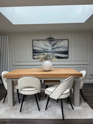 Mason Cream Velvet Dining Chair