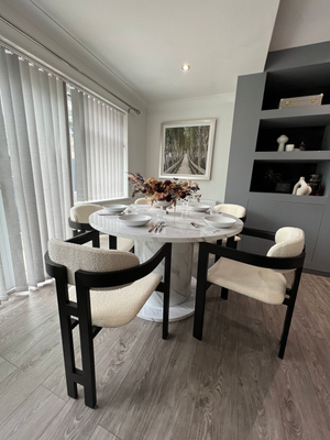 Olivia Round Table & Rio Chair Dining Set