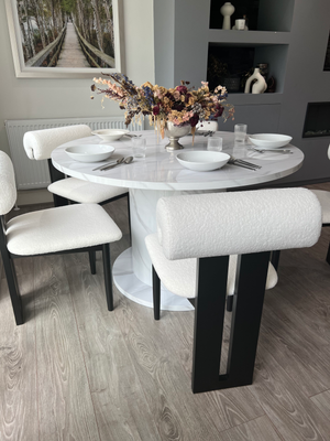 Olivia Round Table & Boba Chair Dining Set