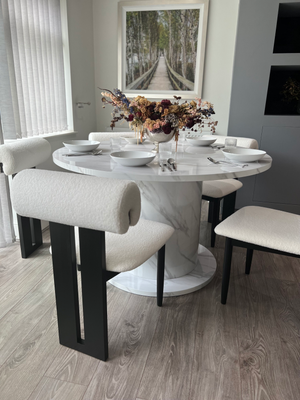 Olivia Round Table & Boba Chair Dining Set