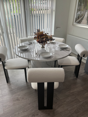 Olivia Round Table & Boba Chair Dining Set