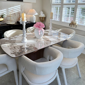 Eton Brown Wood Dining Table