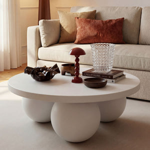 Kenji White Round Coffee Table