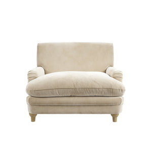 Plumpton Sahara Snuggle Chair Beige