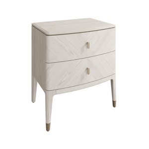 Loretta 2 Drawer Bedside Table Stone