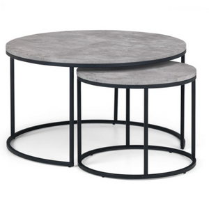 AUSTIN CONCRETE ROUND NESTING COFFEE TABLE
