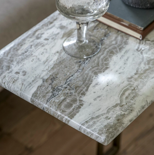 LUSSIO MARBLE SOFA TABLE