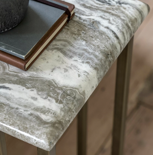 LUSSIO MARBLE SOFA TABLE