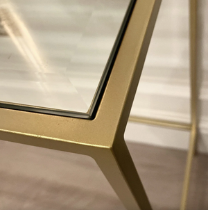 Riley Champagne Console Table