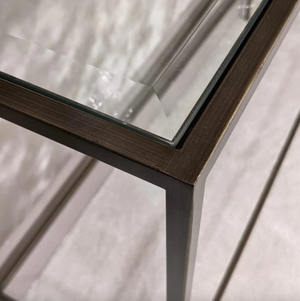 Riley Champagne Console Table