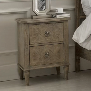 Mia 2 Drawer Bedside Table