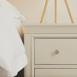 Maya 2 Drawer Bedside Table Taupe