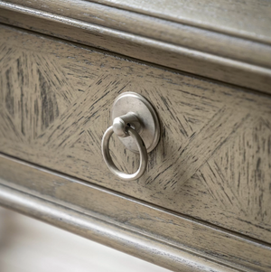 Mia 2 Drawer Dressing Table Natural Wood