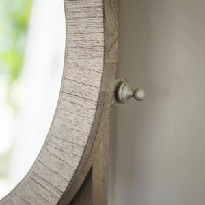 Mia Dressing Table Mirror Natural Wood
