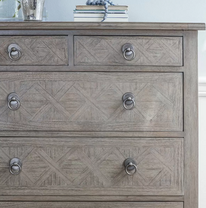 Mia 5 Drawer Chest Of Drawers Natural Wood