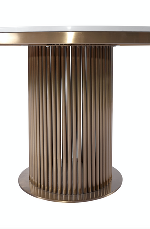 Pre-Order: Luca Marble 220cm Table & Sandro Chair Set