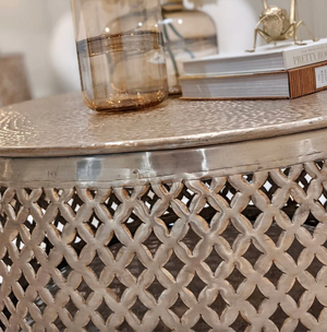 Khaleesi Gold Round Side Table