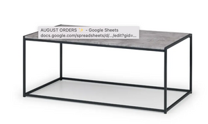 Austin Concrete Coffee Table