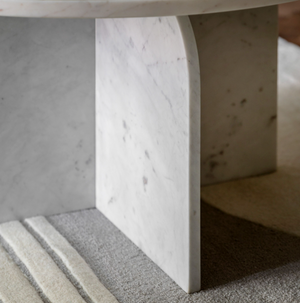 (pre-order) Capri Marble Round Coffee Table